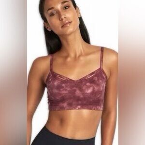 Free People FO Movement tie dye sports bra